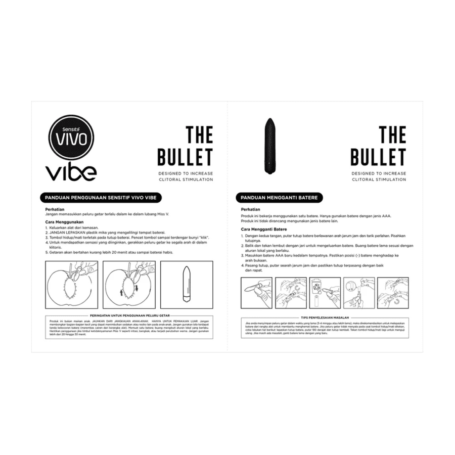 Vivo Vibe The Bullet Vibrator 1pcs