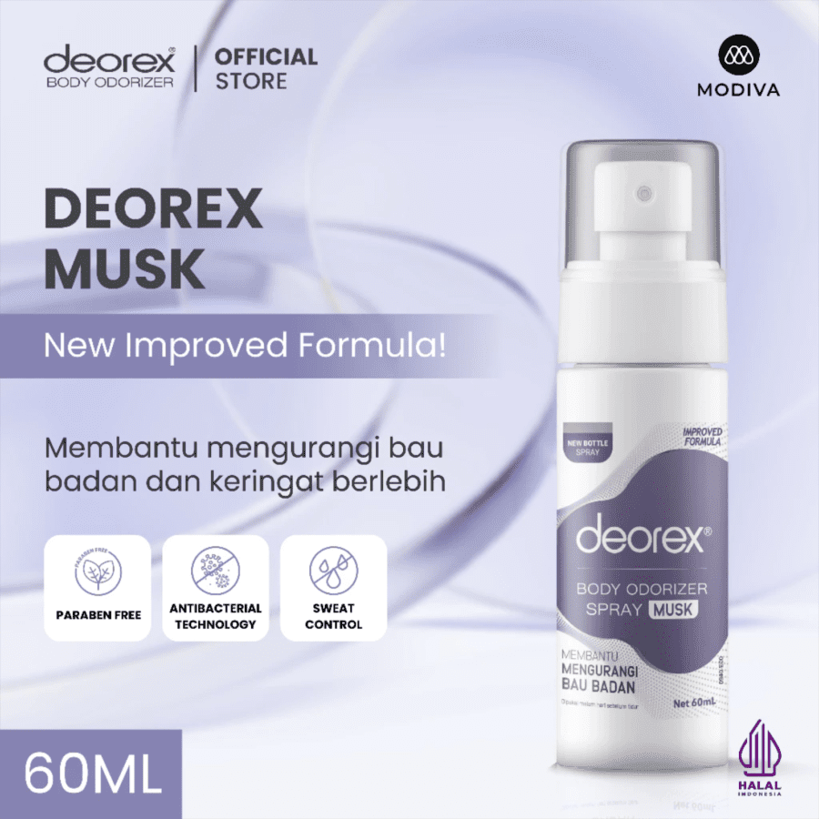 Deorex Musk Body Odorizer Spray 60ml