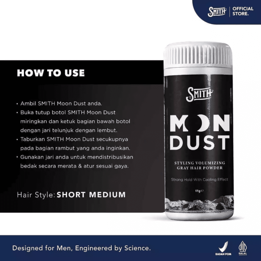 Smith Moon Dust Styling Volumizing Gray Hair Powder 11gram