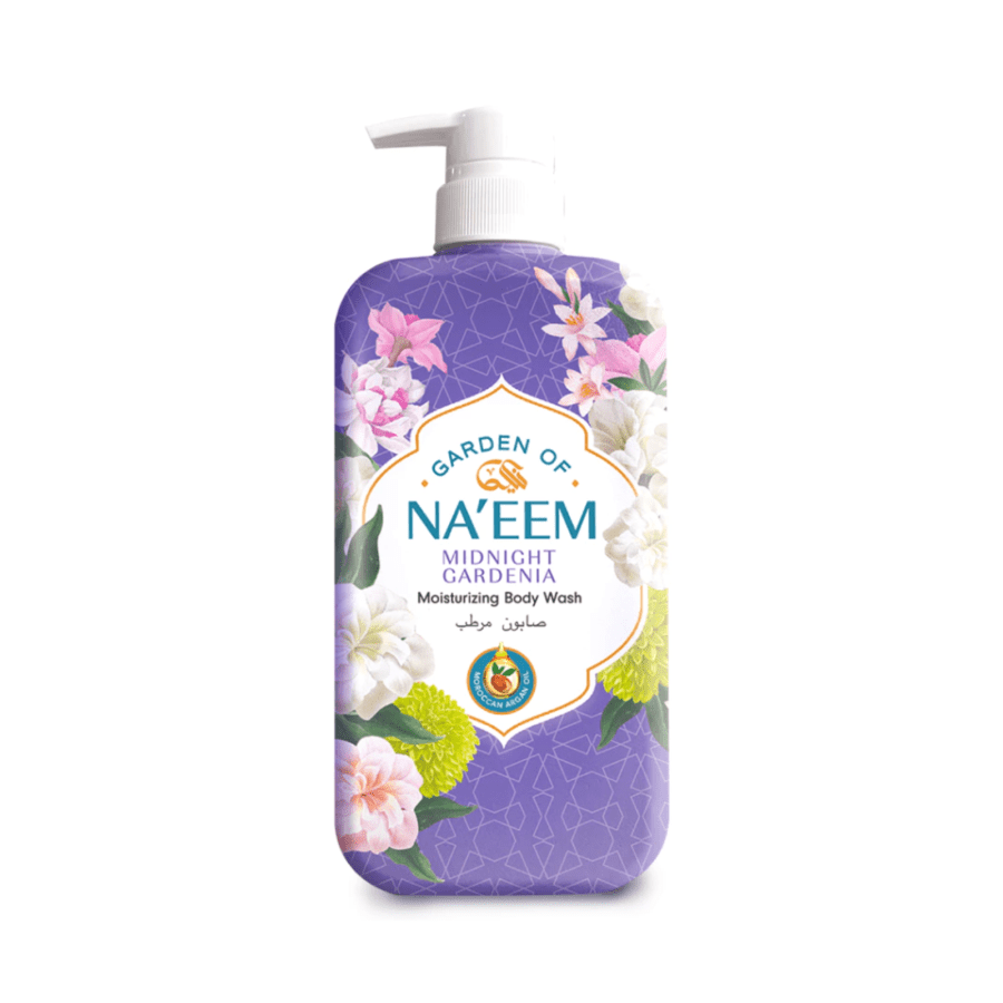Garden of Naeem Midnight Gardenia Moisturizing Body Wash Bottle 480ml