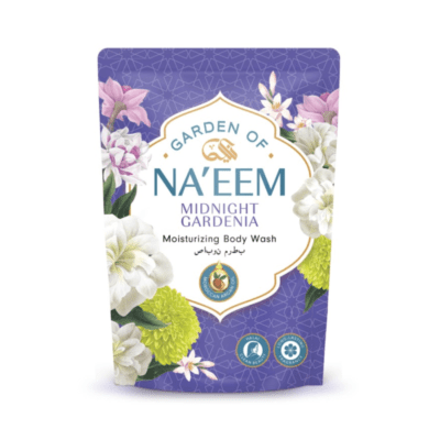 Garden of Naeem Midnight Gardenia Moisturizing Body Wash Pouch