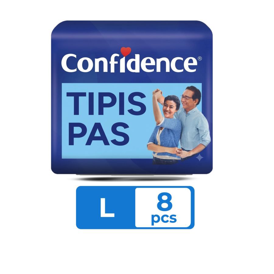 Confidence Tipis Pas di Badan Popok Celana Dewasa L8 1pack