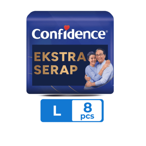 Confidence Ekstra Serap Popok Celana Dewasa L8