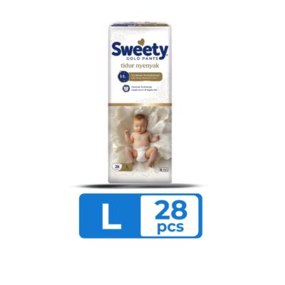 Sweety Gold Tidur Nyenyak Pants Diapers L28