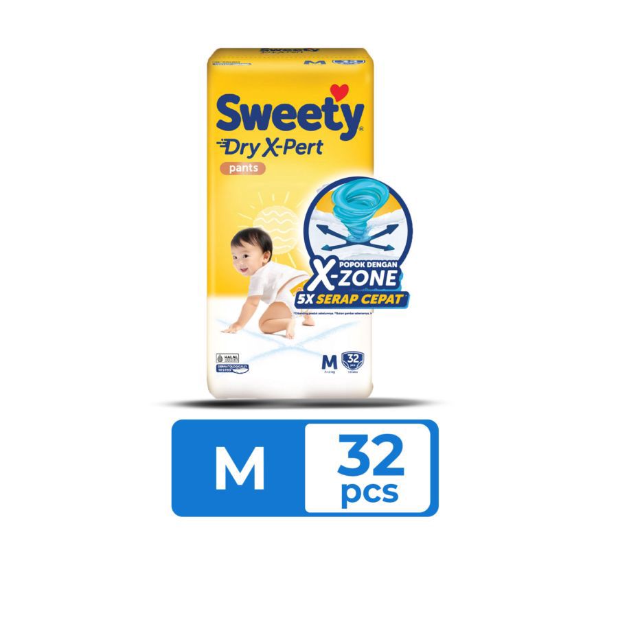 Sweety Dry X-Pert Bronze Pants Diapers M32 1pack