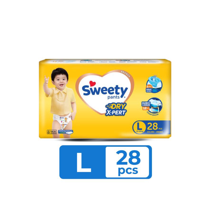 Sweety Bronze Dry X-Pert Pants Diapers L28 1bags