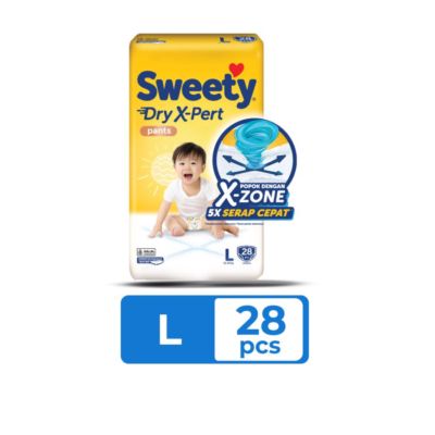 Sweety Bronze Dry X-Pert Pants Diapers L28