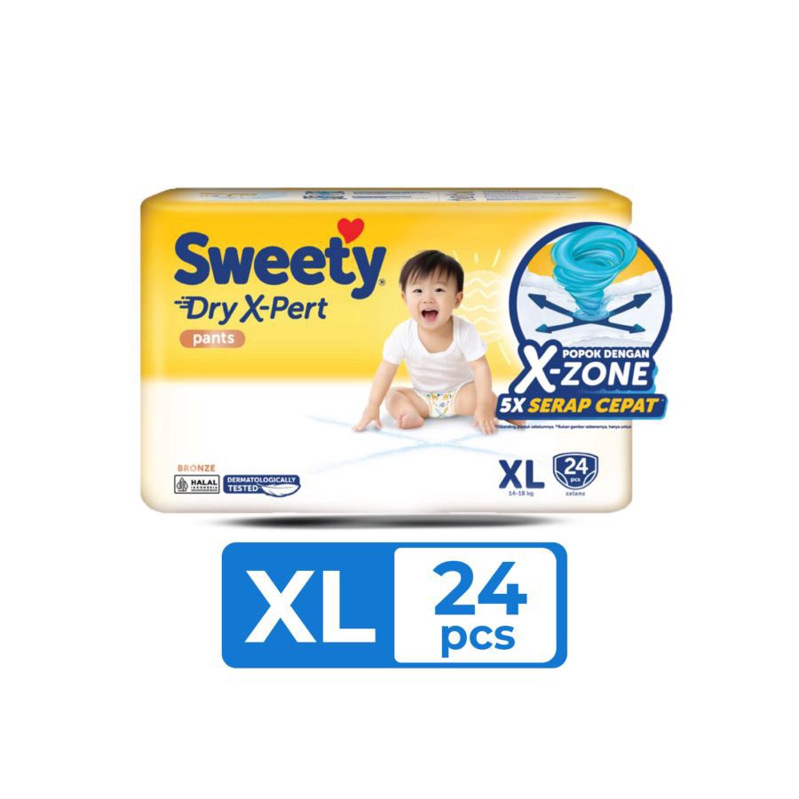 Sweety Bronze Dry X-Pert Pants Diapers XL24 1pack