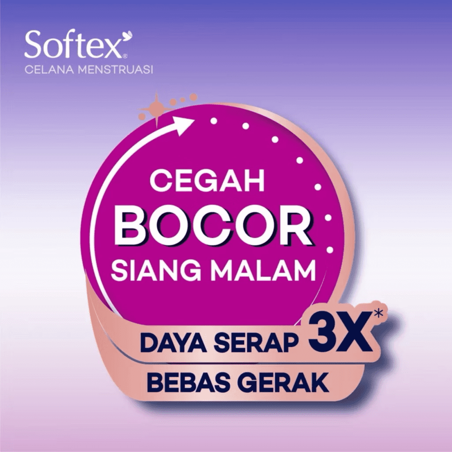 Softex Celana Menstruasi Size M-L Pembalut Kewanitaan 2pcs