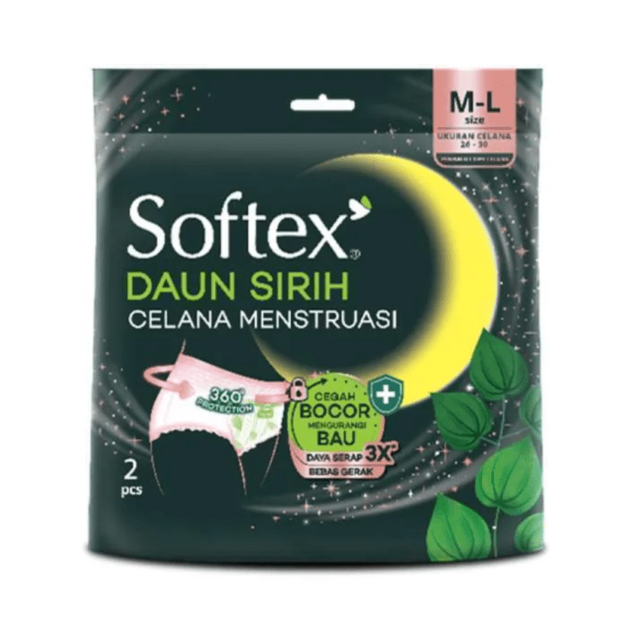 Softex Daun Sirih Size M-L Celana Menstruasi 2pads