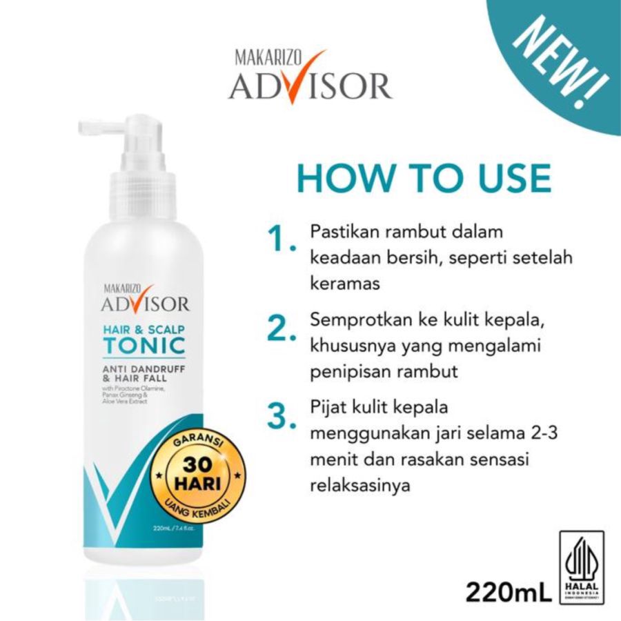 Makarizo Advisor Hair & Scalp Tonic Bottle 240ml