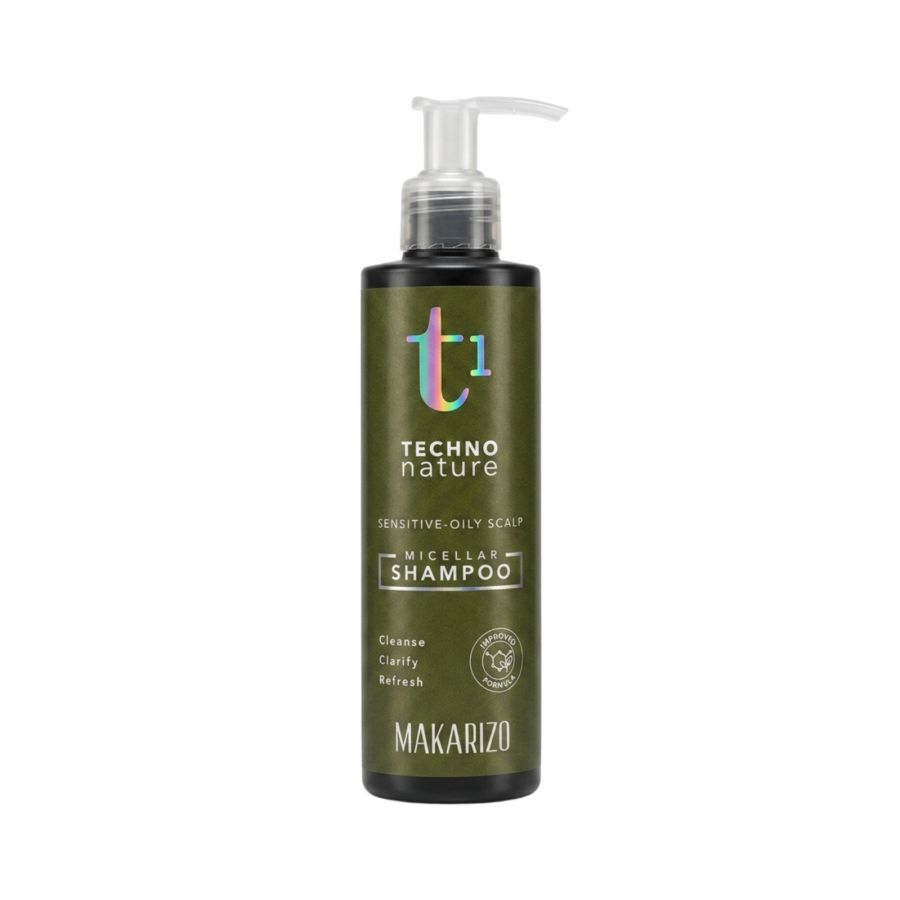 Makarizo T1 Techno Nature Micellar Shampoo Bottle 180ml