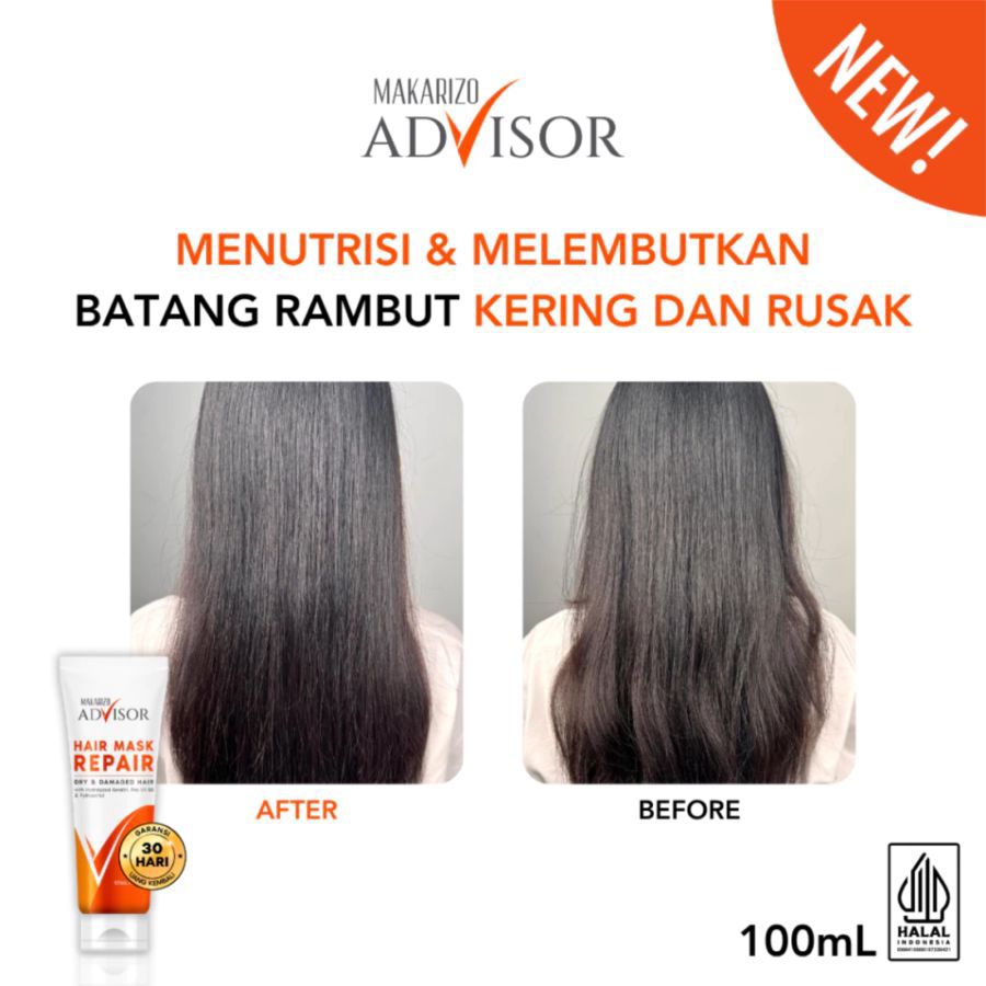 Makarizo Advisor Hair Repair Mask Perawatan Rambut 100ml