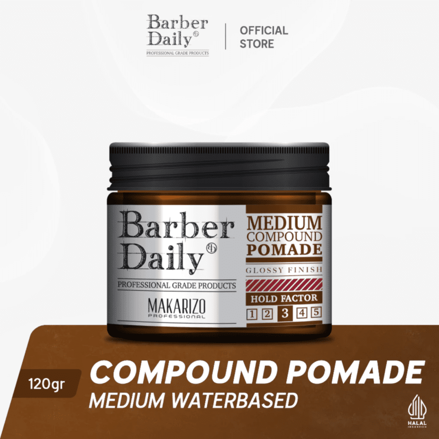 Barber Daily Medium Compound Pomade Jar