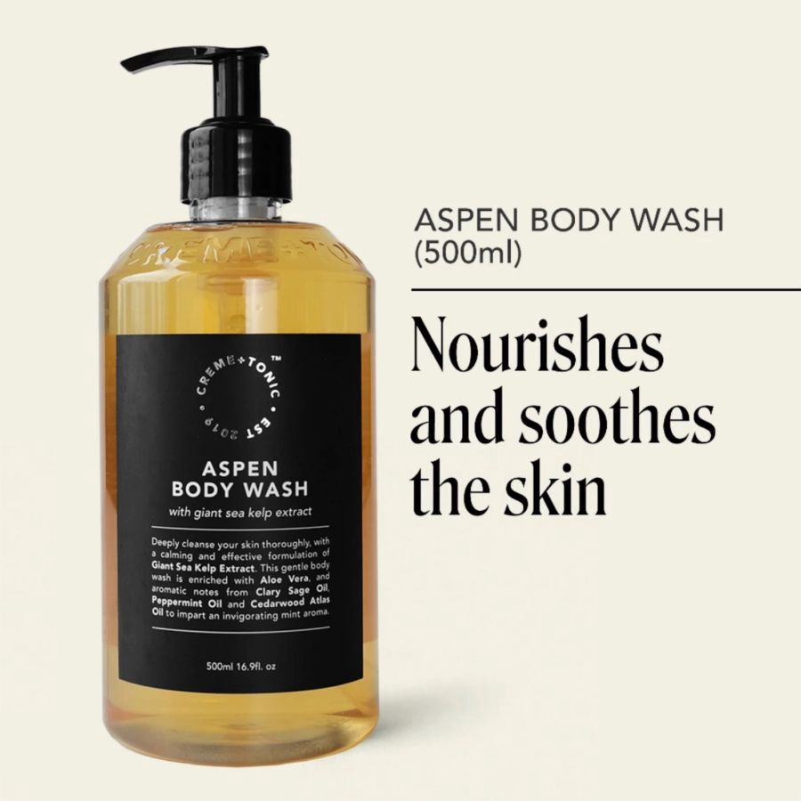 Creme And Tonic Aspen Cleansing Body Wash 500ml