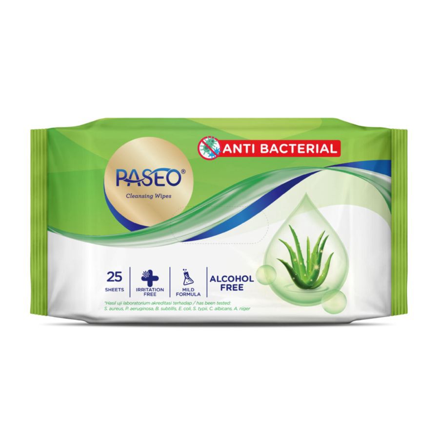 Buy 1 Get 1 Paseo Anti Bacterial Wet Wipes 25sheets