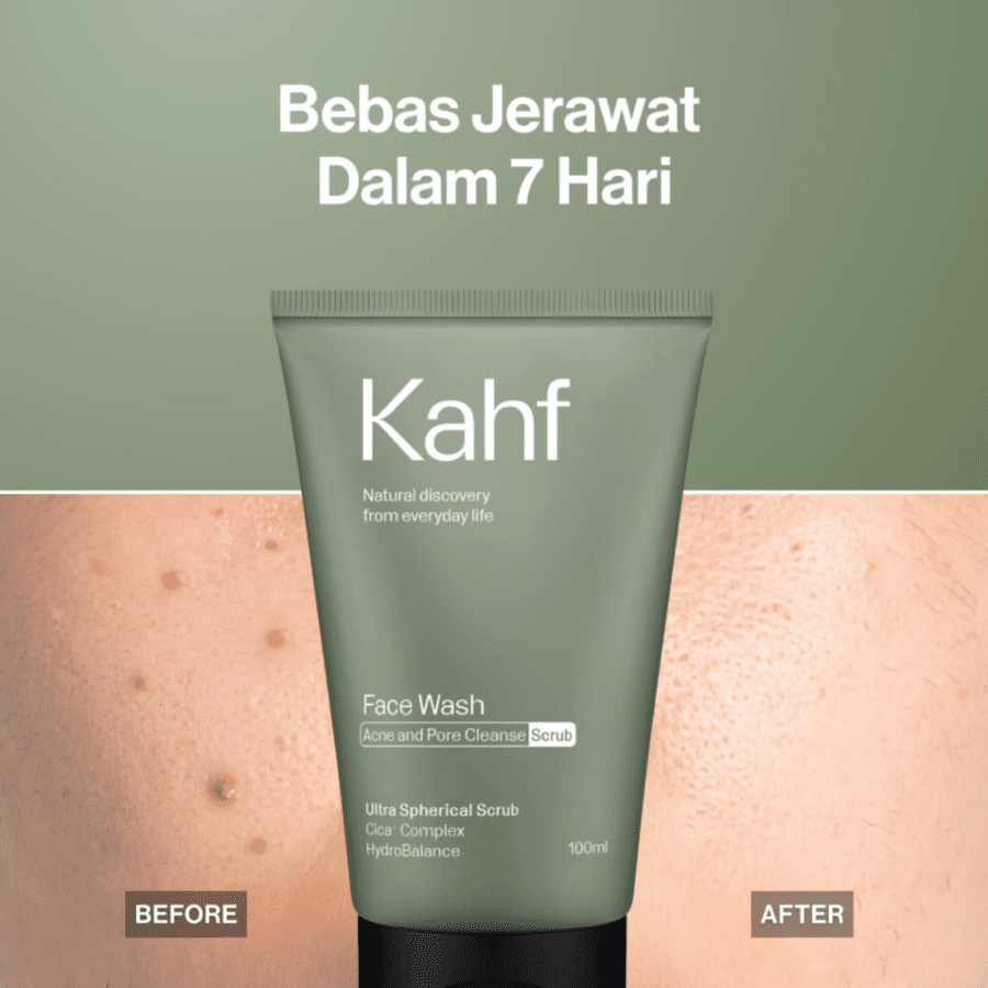 Kahf Acne and Pore Cleanse Scrub Face Wash 100ml