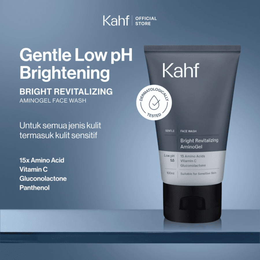Kahf Bright Revitalizing AminoGel Face Wash 100ml
