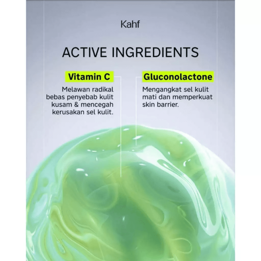 Kahf Bright Revitalizing AminoGel Face Wash 100ml