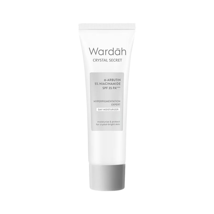 Wardah Crystal Secret Alpha Arbutin Day Moisturizer SPF 35 PA+++ 15ml