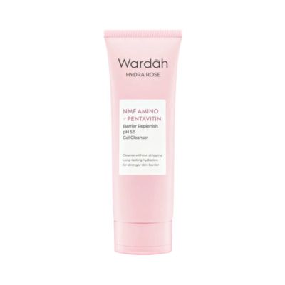 Wardah Hydra Rose NMF Amino + Pentavitin Barrier Replenish pH 5.5 Gel Cleanser