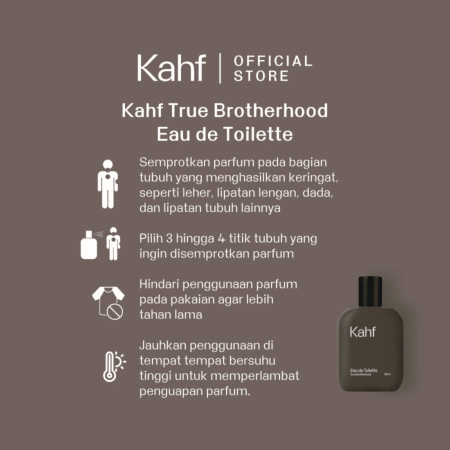 Kahf True Brotherhood Eau De Toilette 35ml