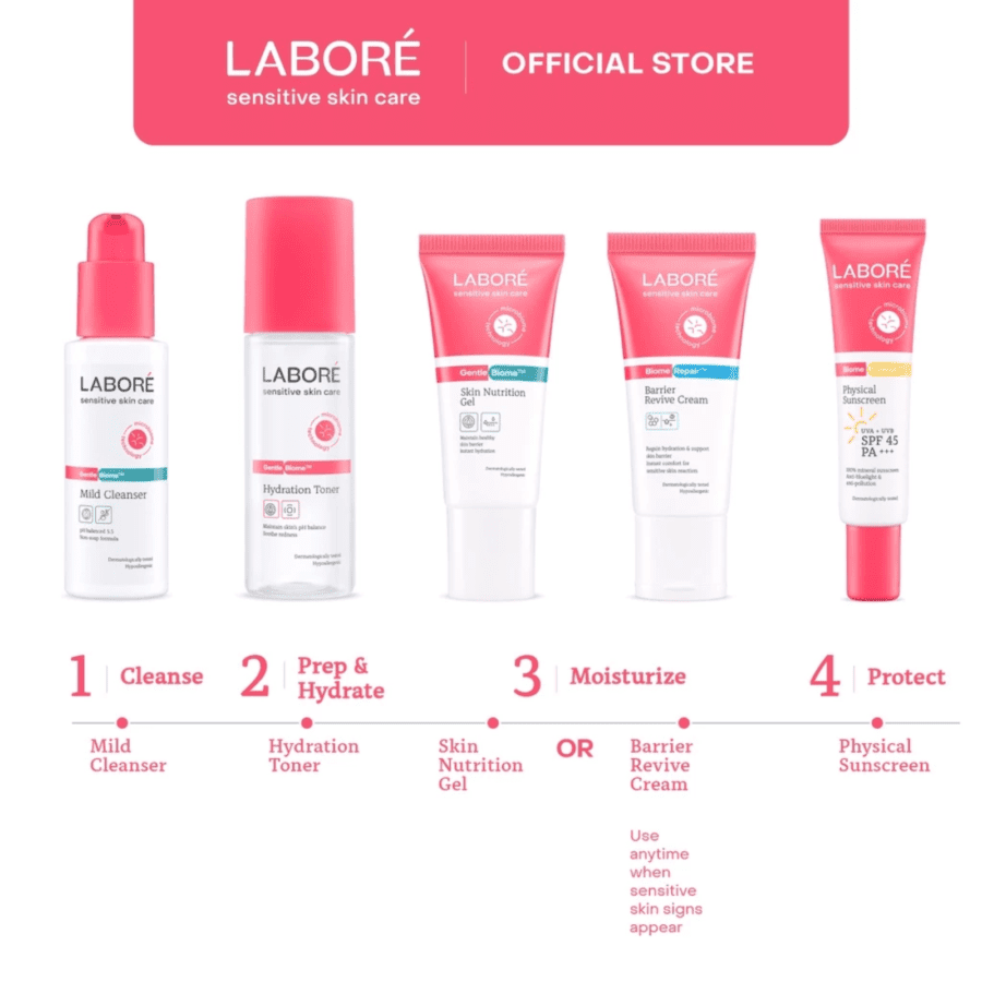 LABORE Sensitive Skin Care GentleBiome Mild Cleanser 225ml