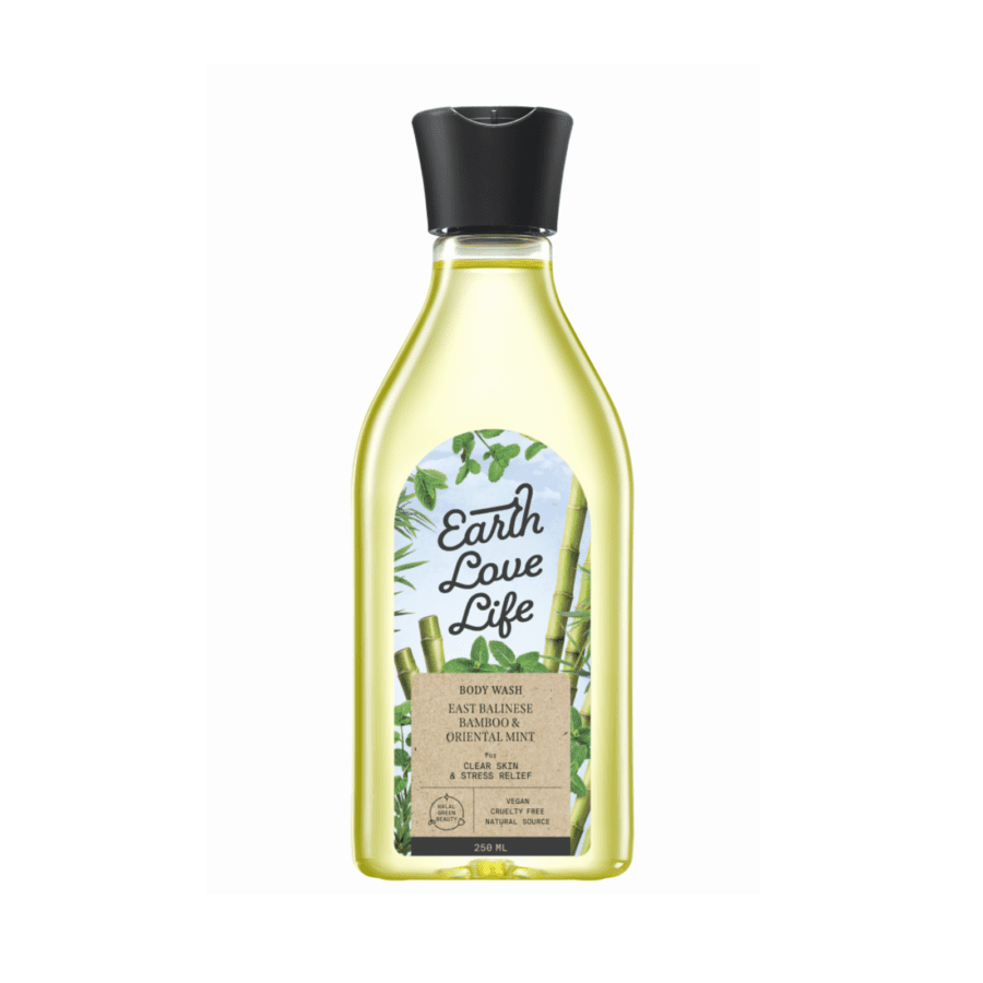 Earth Love Life East Balinese Bamboo & Oriental Mint Body Wash 250ml