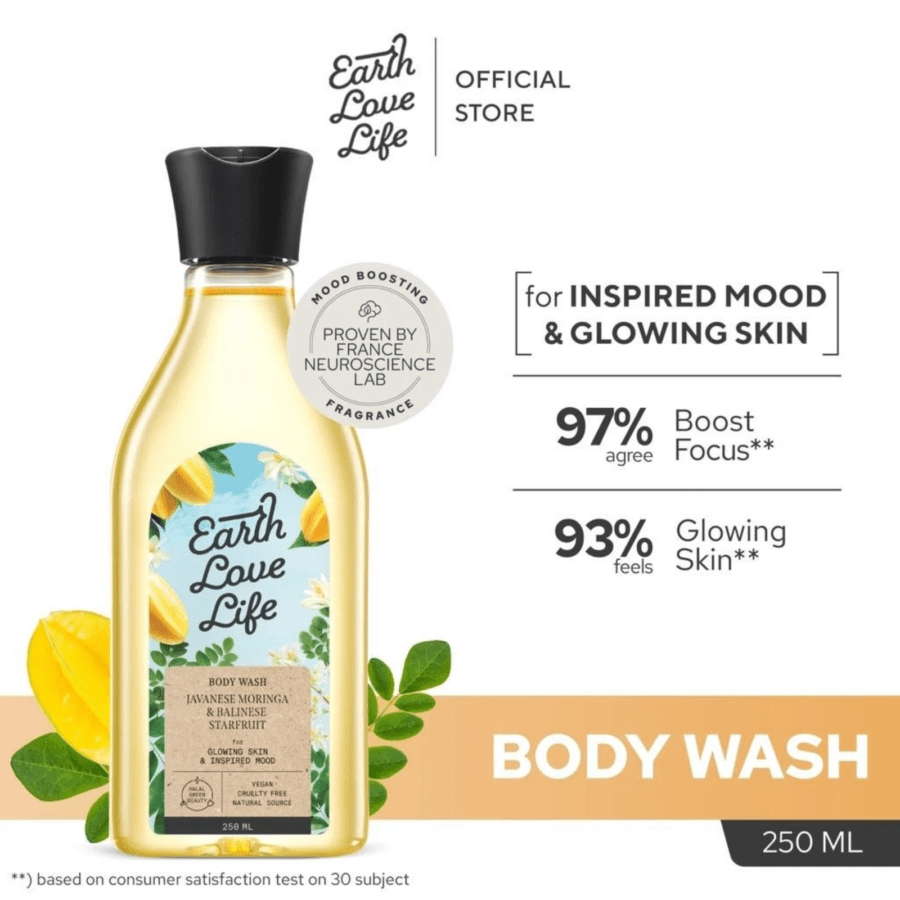 Earth Love Life Javanese Moringa & Balinese Starfruit Body Wash