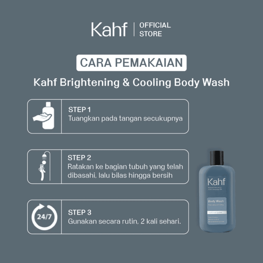 Kahf Cooling and Brightening Body Wash 200ml