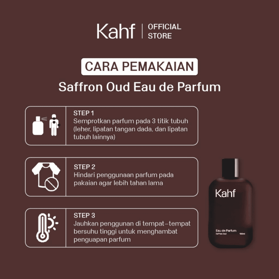 Kahf Saffron Oud Eau de Parfum 100ml