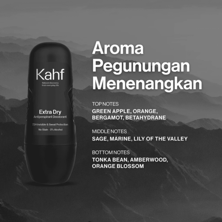 Kahf Extra Dry Deodorant Roll On 45ml