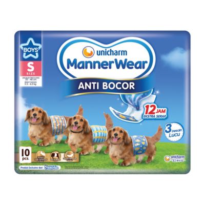 Manner Wear Anti Bocor Popok Anjing Jantan S10