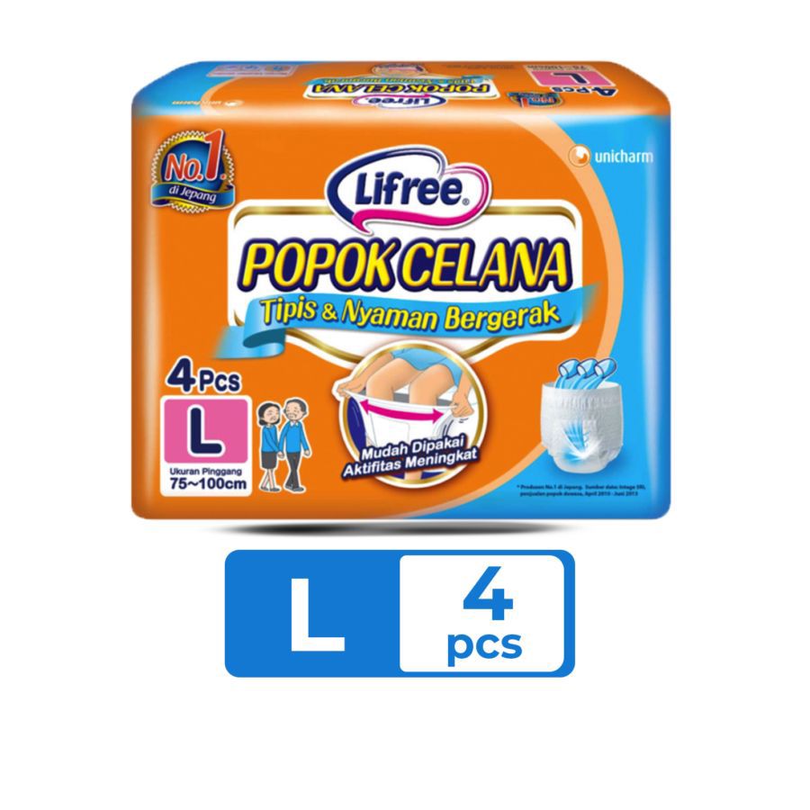 Lifree Celana Tipis L 4 1pack