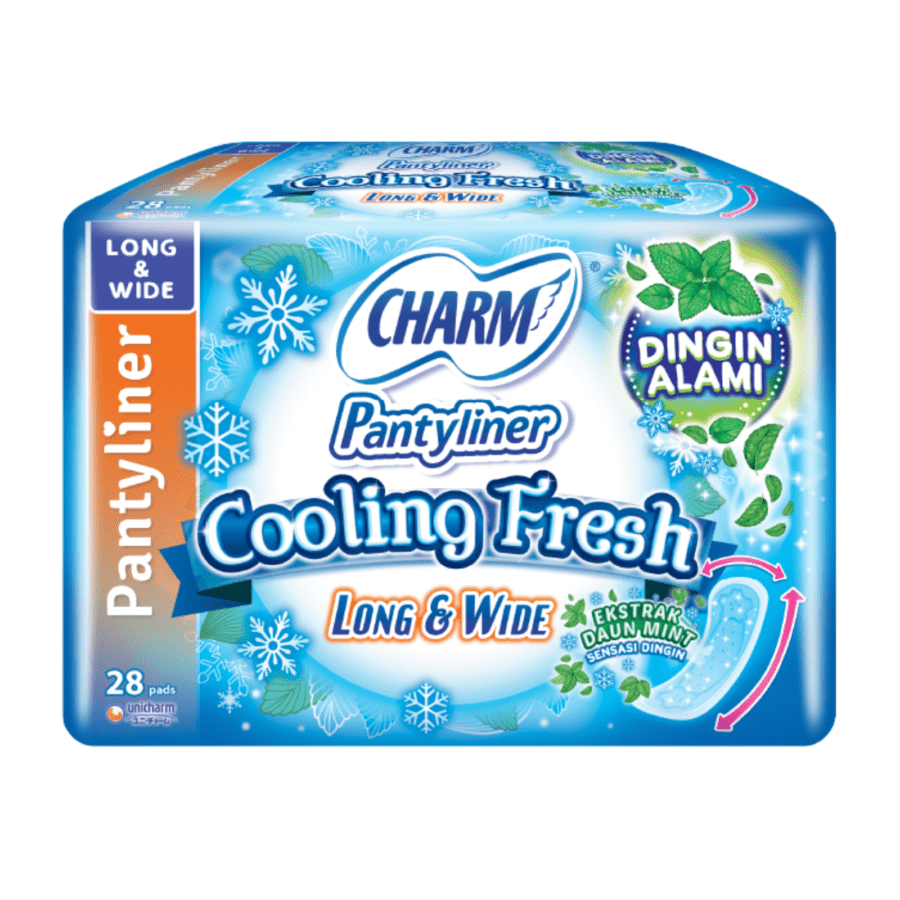 Charm Cooling Fresh Long & Wide 15,5 cm Pantyliner 28pads