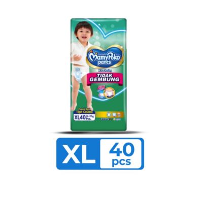 Mamypoko X-tra Kering Tidak Gembung XL40 Pants Diapers