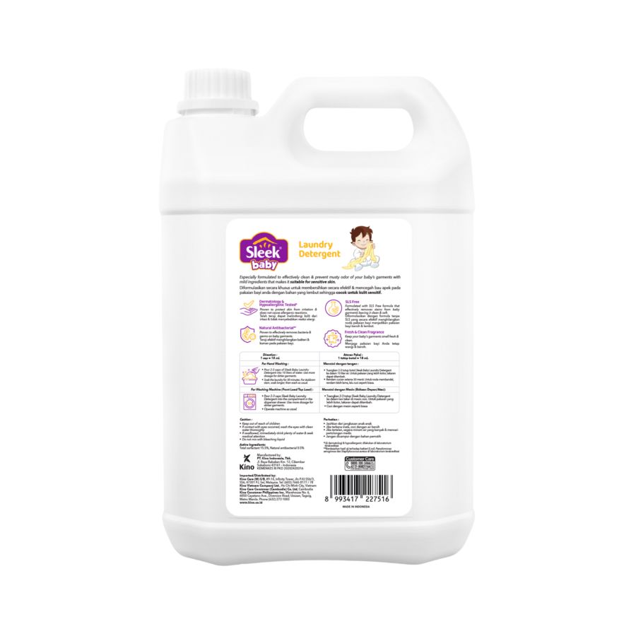 Sleek Baby Laundry Deterjen Bayi Jerigen 4liter