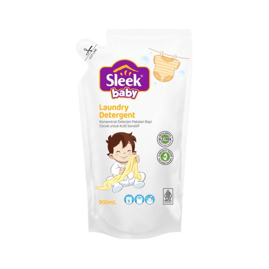 Sleek Baby Laundry Deterjen Bayi Pouch 900ml