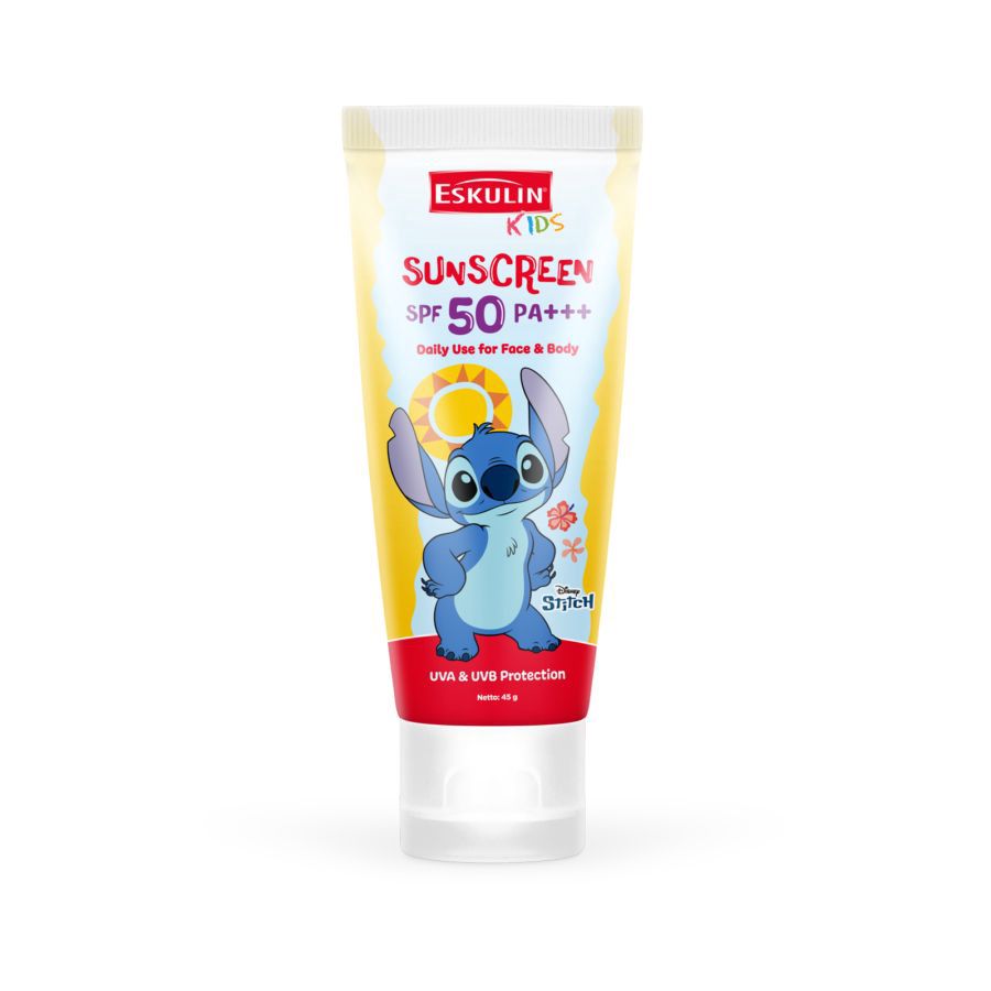 Eskulin Kids Stitch Sunscreen Tube SPF 50 PA+++ 45gram