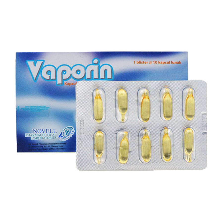 Vaporin Inhalasi Obat Flu dan Pilek 10kapsul