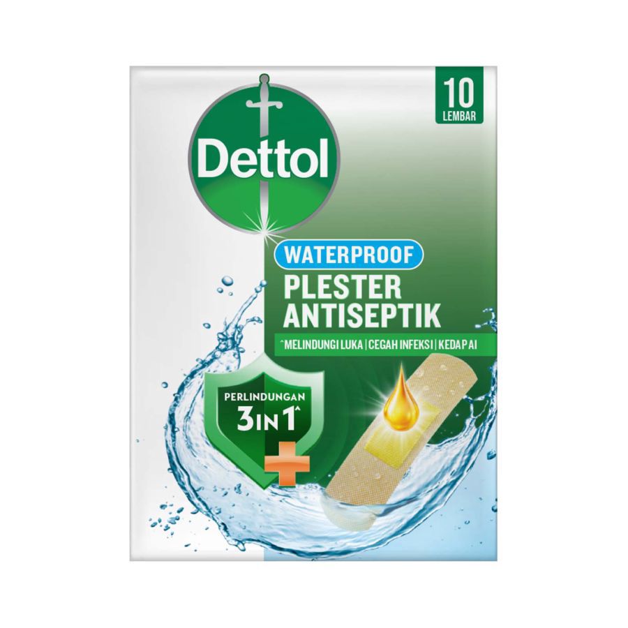 Dettol Waterproof Plester Antiseptik 10sheets