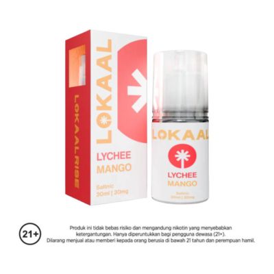 Lokaal Lychee Mango Saltnic E-Liquid Rokok Elektrik 30mg