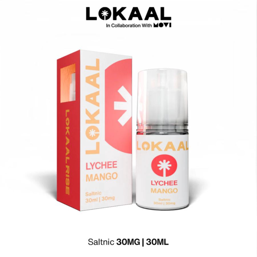 Lokaal Lychee Mango Saltnic E-Liquid Rokok Elektrik 30mg