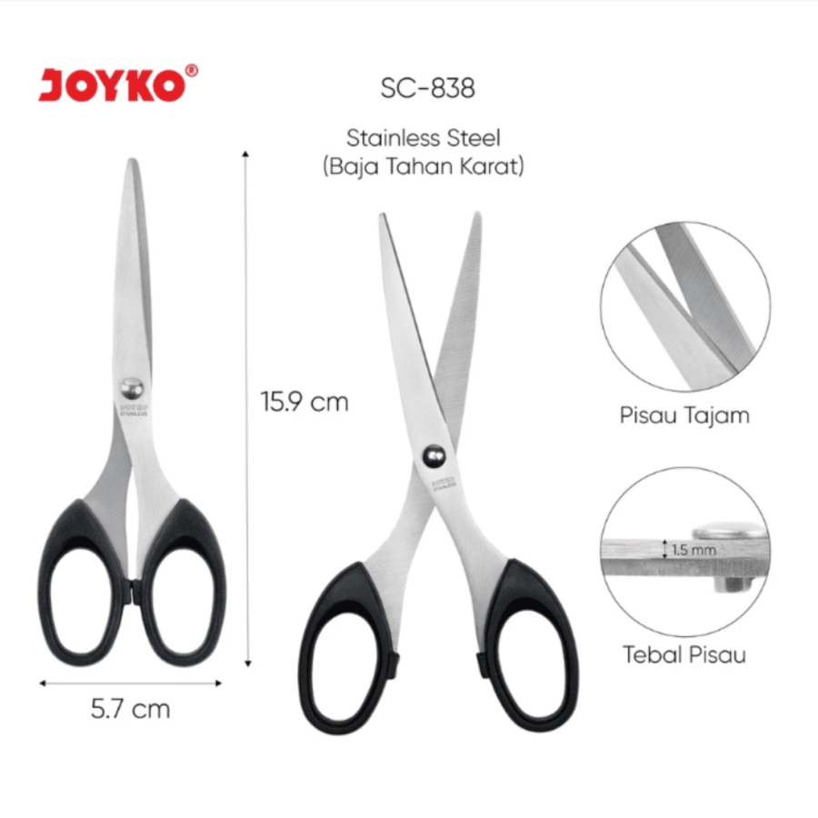 Joyko Gunting Medium SC-838 16cm 1pcs