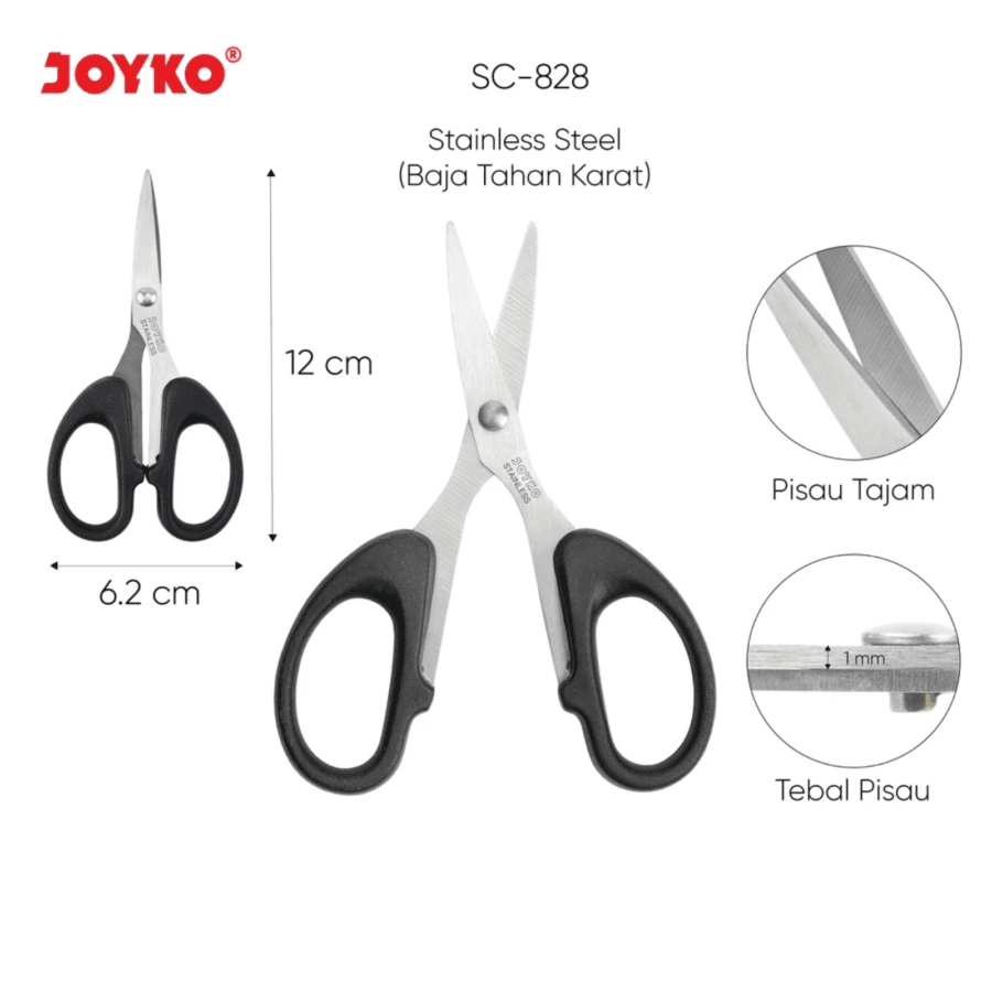 Joyko Gunting Kecil SC-828 12cm 1pcs