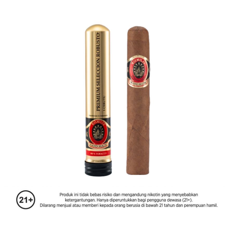 Wismilak Premium Cigar Seleccion Robusto Tube Rokok Batang