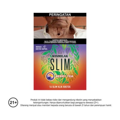 Wismilak Slim Klik Berry Tea Kretek Rokok Batang