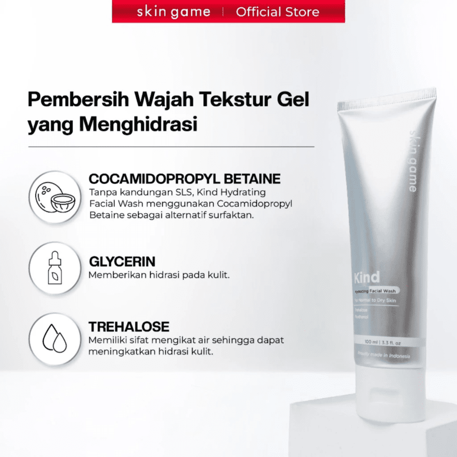 Skin Game Kind Hydrating Facial Wash 100ml