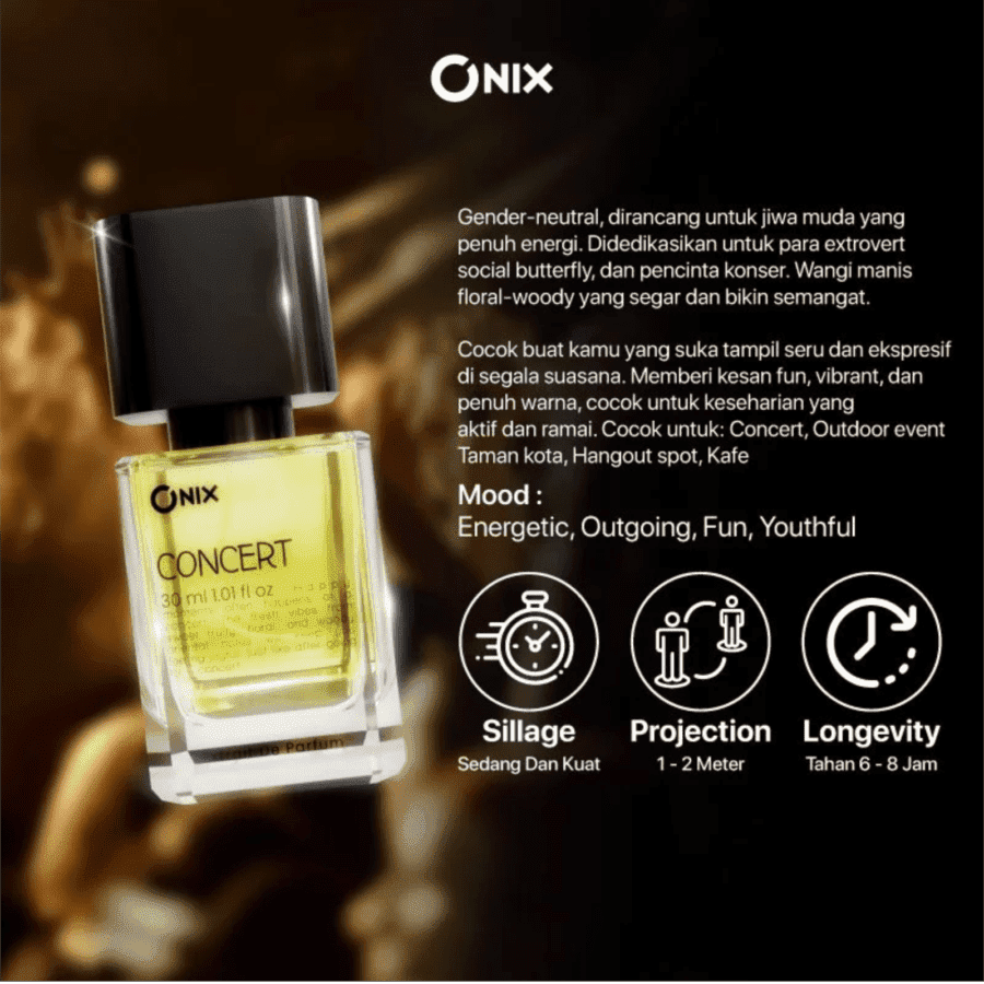 Onix Fragrance Concert Extrait de Parfum 30ml