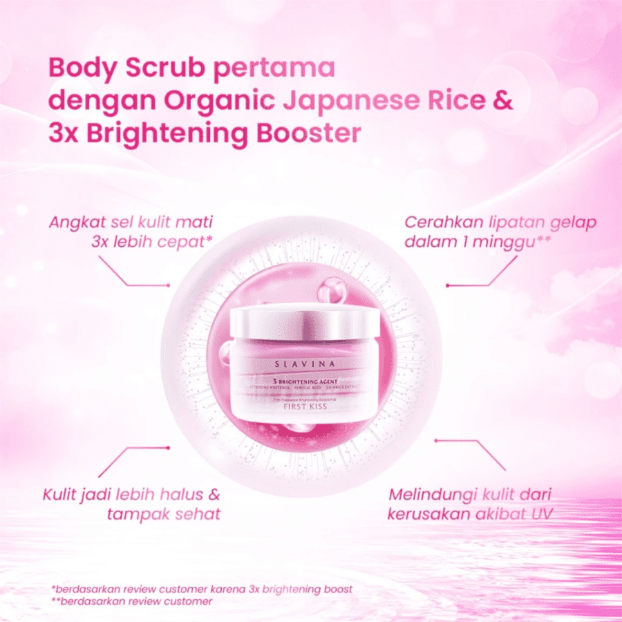 Slavina First Kiss Body Scrub 300gram
